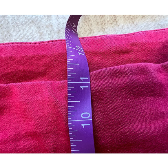 Intro Pink Pull On No Fly Hot Pink Skinny Jeans, Size 16W - Picture 8 of 9